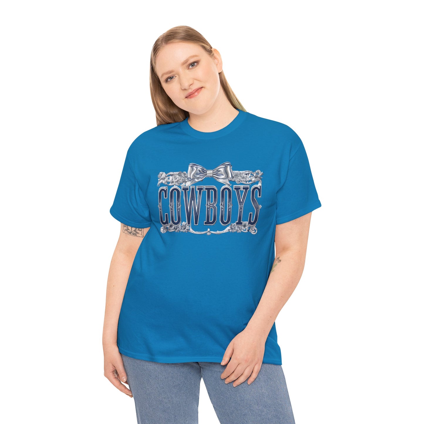 Cowboys Graphic Tee, Unisex Heavy Cotton Tee, Western Wear, Country Music Shirt, Rodeo Style T-Shirt, Gift for Cowboy Fans