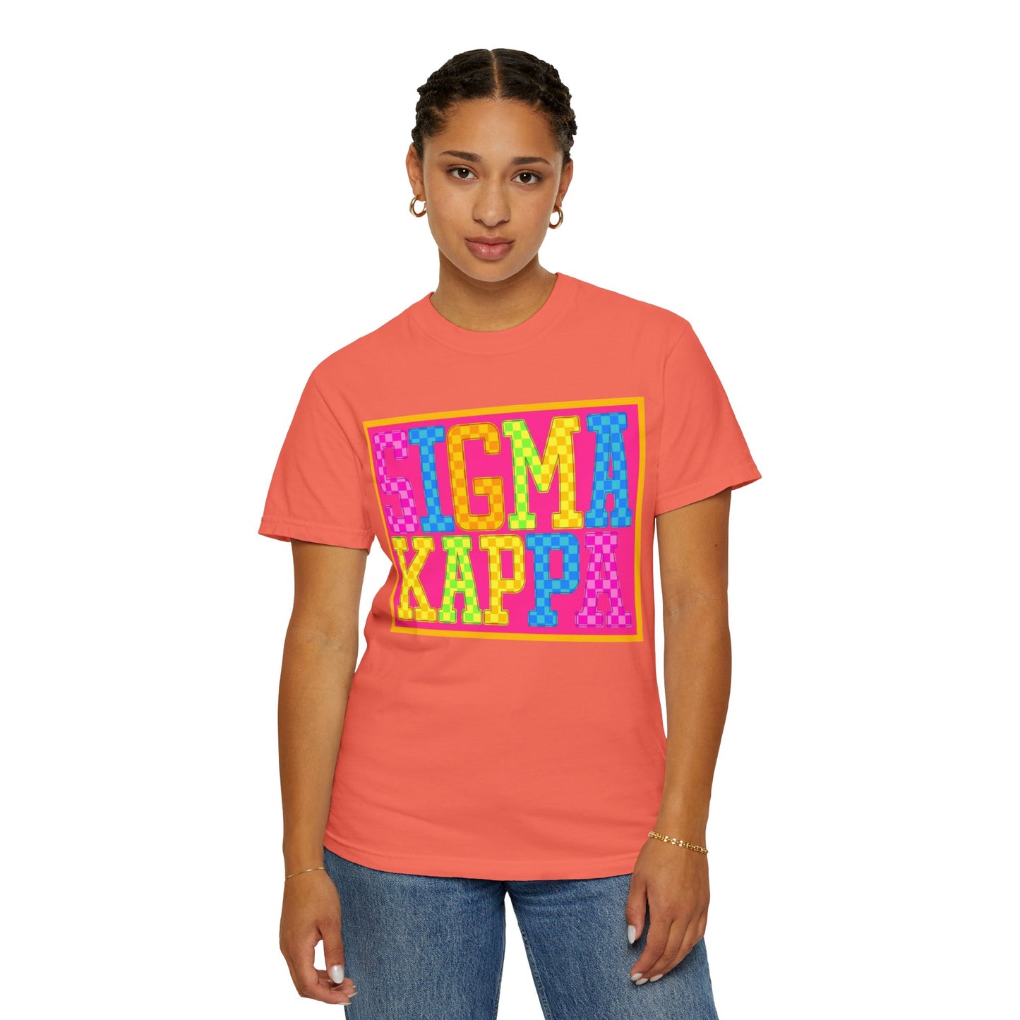 Colorful Sigma Kappa T-Shirt | Sorority Apparel