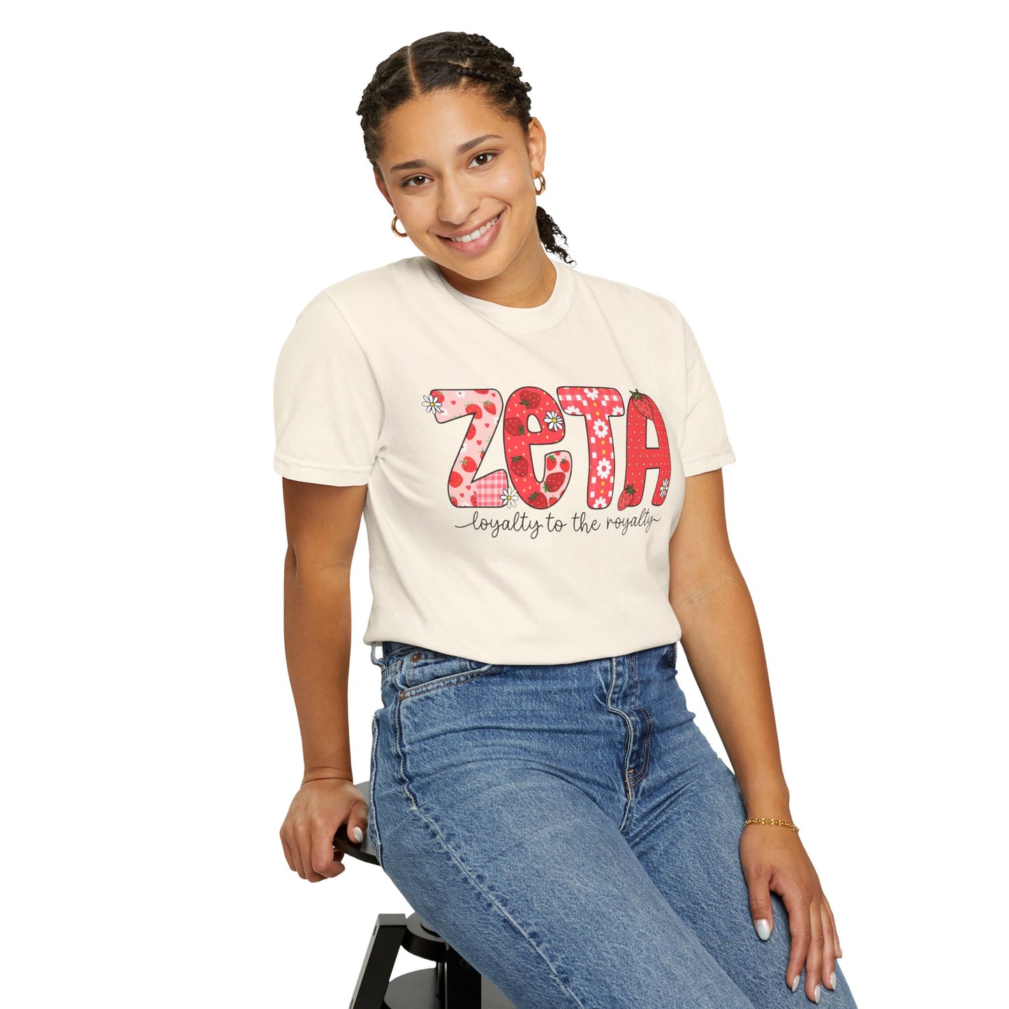 ZTALoyalty T-Shirt, Unisex Garment-Dyed Tee, Perfect for Sorority Events, Greek Life Apparel, Custom Festive Shirt, Everyday Casual Wear