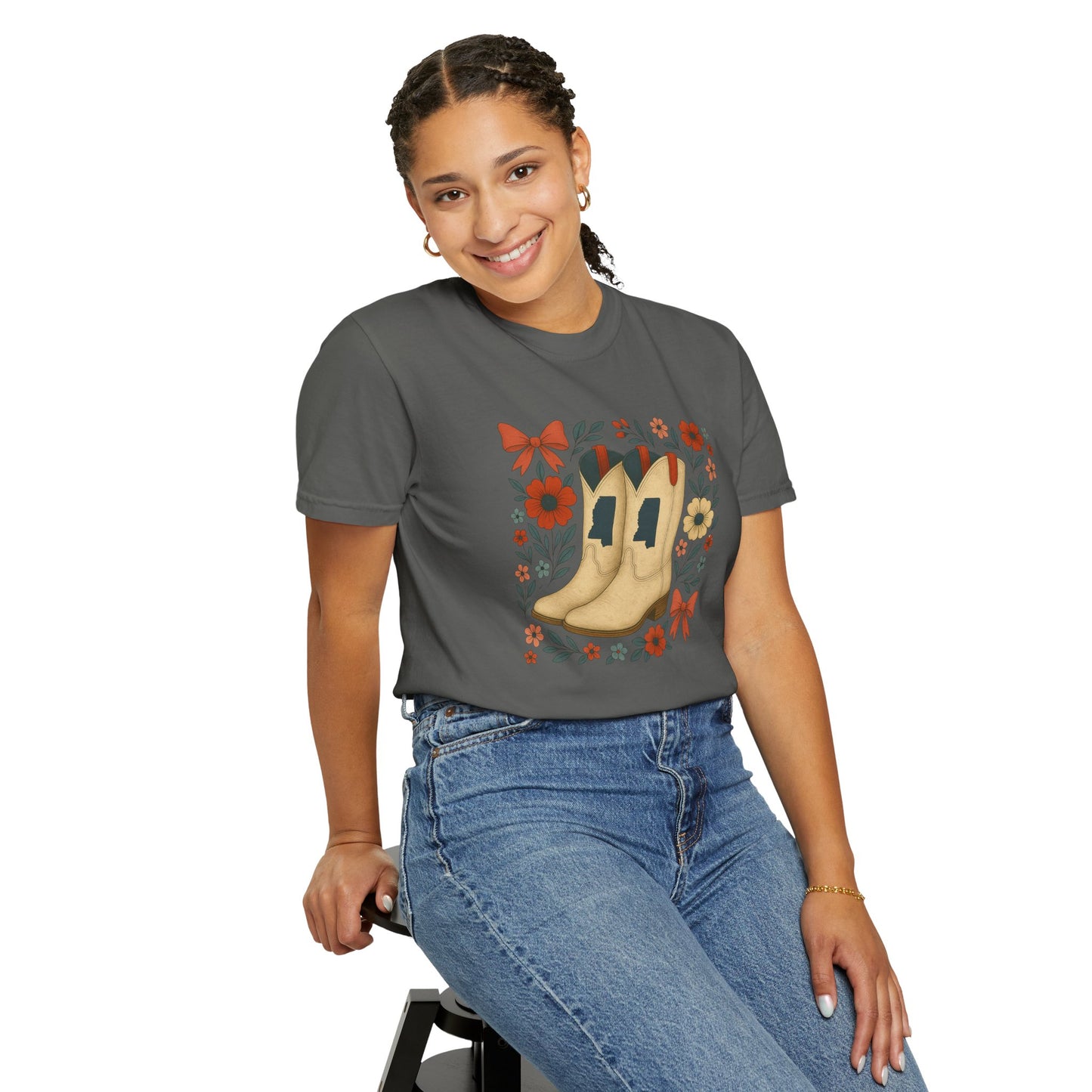 Mississippi Coquette Bow Unisex Tee - Ole Miss Fan Gift