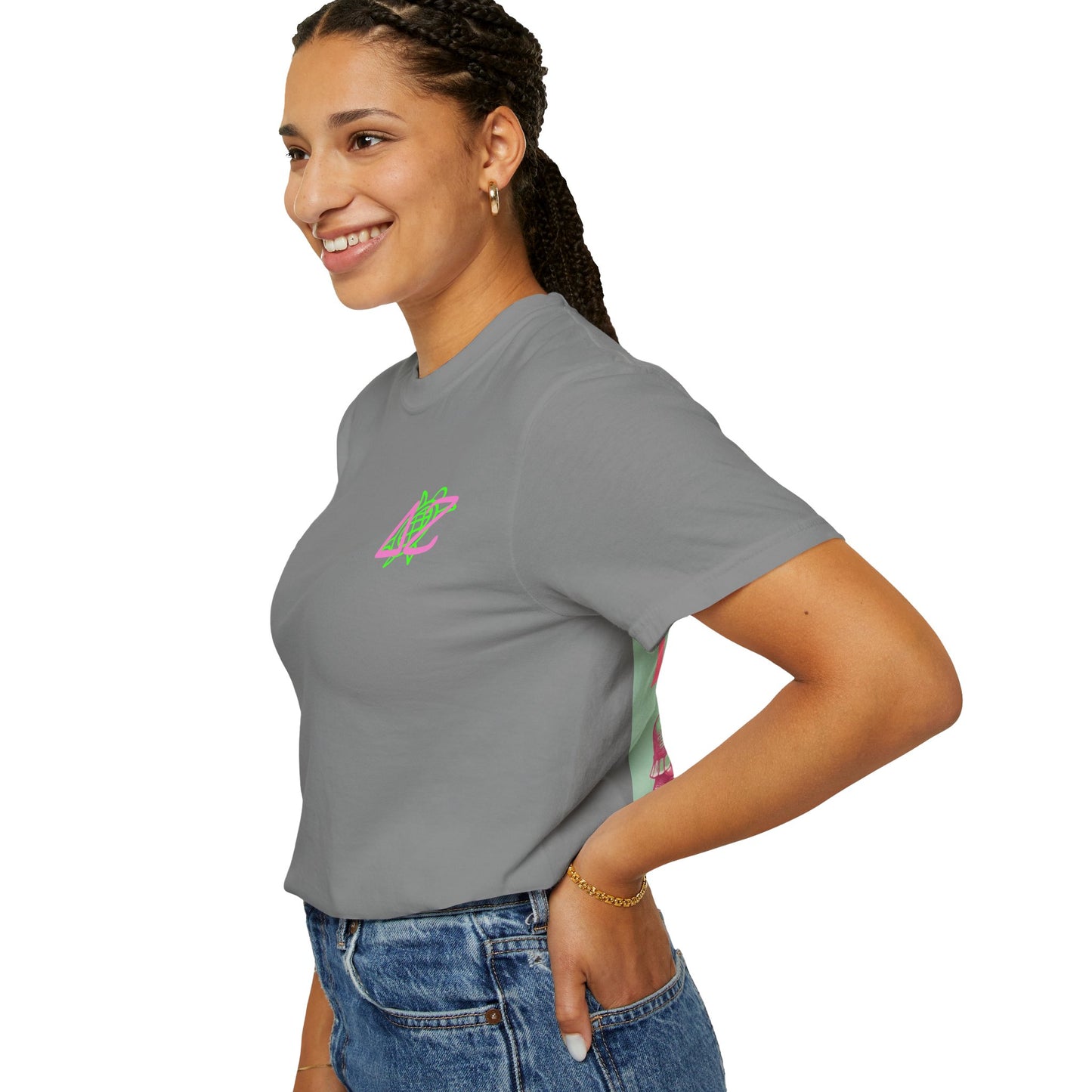 Delta Zeta Unisex T-Shirt, Sorority Shirt, Garment-Dyed Tee, Cute College Top, Sisterhood Apparel, Gift for Sorority Sisters