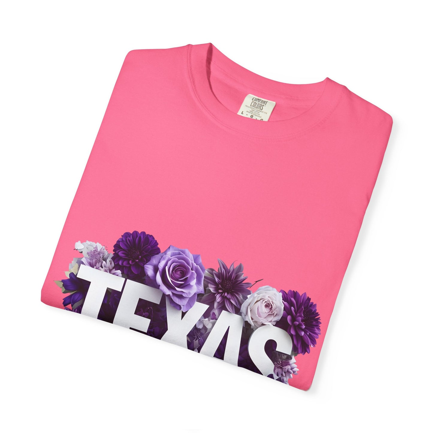 Texas Floral T-Shirt, Unisex Aesthetic Tee, Summer Outfit, Gift for Texan, Casual Style Shirt, Travel Souvenir Shirt