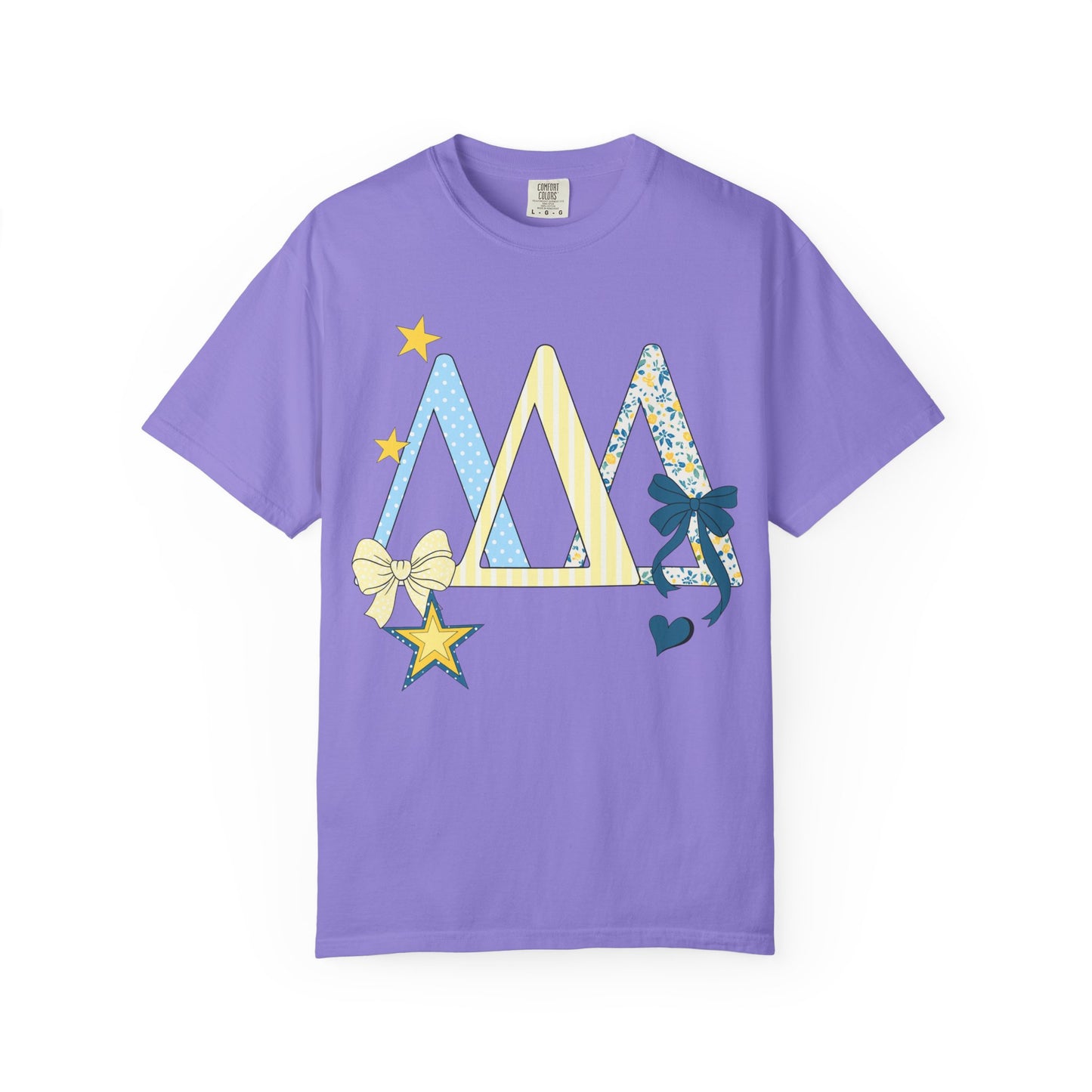 Whimsical yellow and blue Graphic T-Shirt