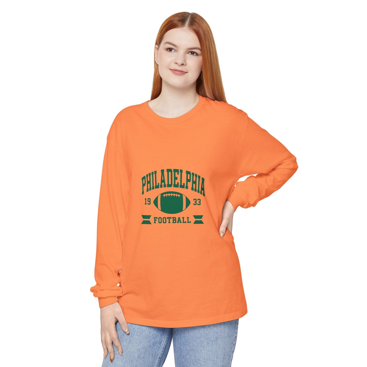 Vintage Philadelphia Football Long Sleeve T-Shirt