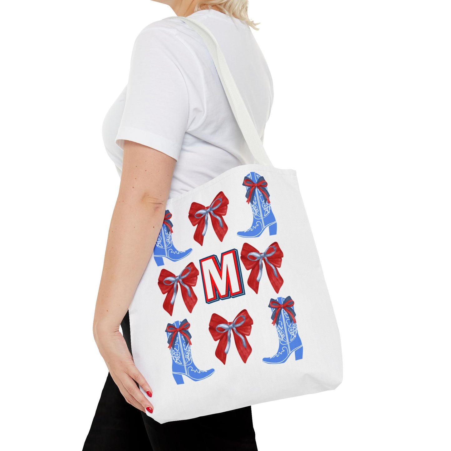 Mississippi Coquette Tote Bag, Personalized Tote, Mississippi Fan Gift, Ole Miss, Hotty Toddy, College Student Gift, Graduation Gift