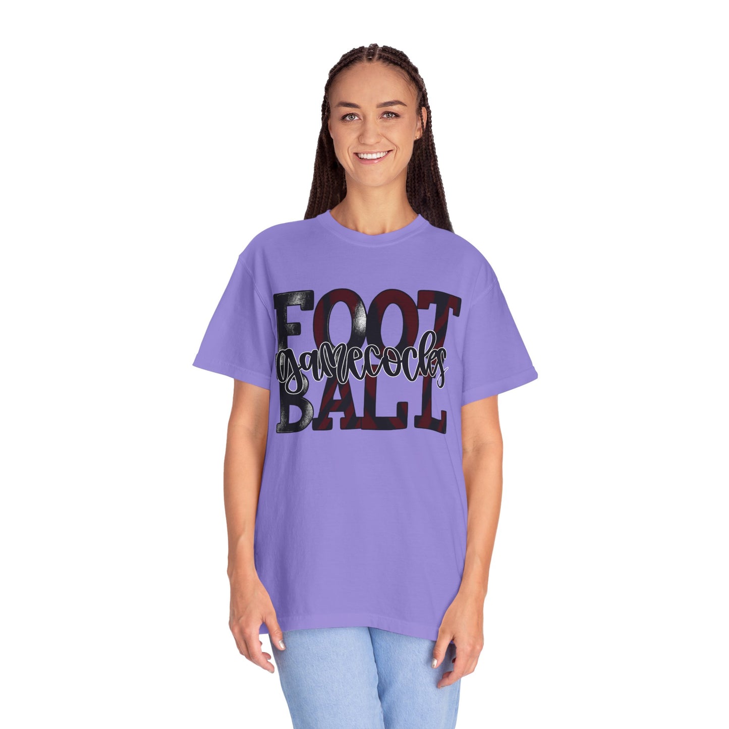 Game Day Football Tee - Unisex Garment-Dyed T-shirt for Fans