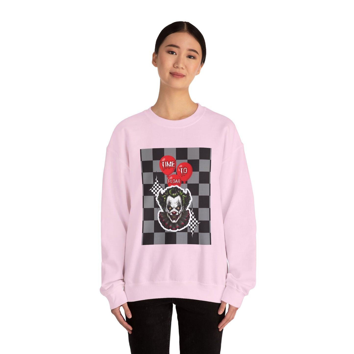 Horror Fan Crewneck Sweatshirt - Time To Float, Love It Or Leave It