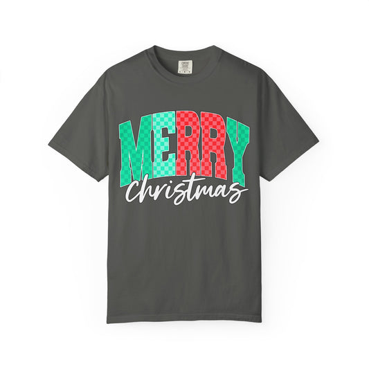 Merry Christmas Unisex Garment-Dyed T-Shirt