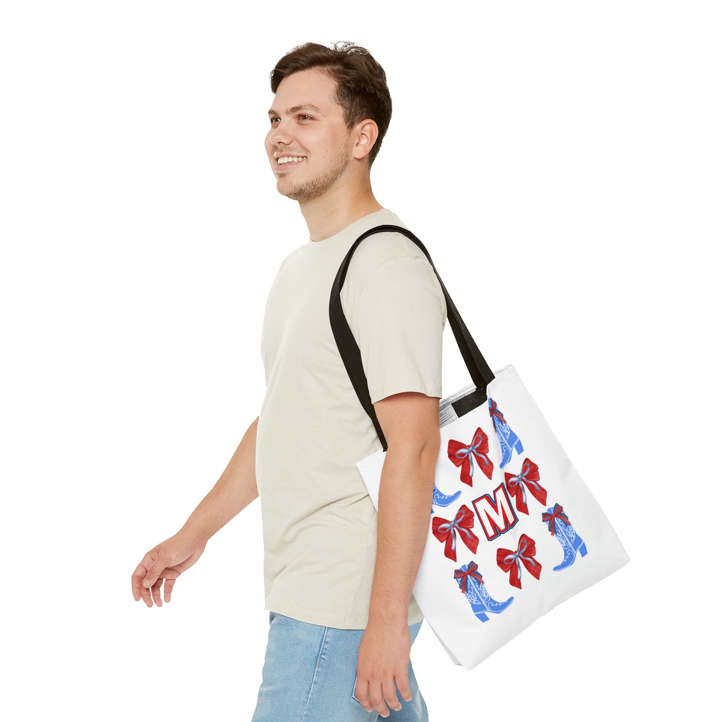 Mississippi Coquette Tote Bag, Personalized Tote, Mississippi Fan Gift, Ole Miss, Hotty Toddy, College Student Gift, Graduation Gift