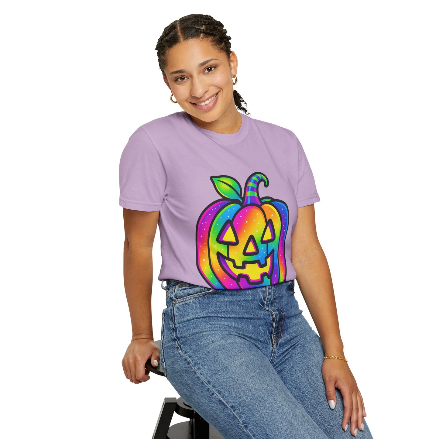 Colorful Pumpkin T-shirt for Halloween