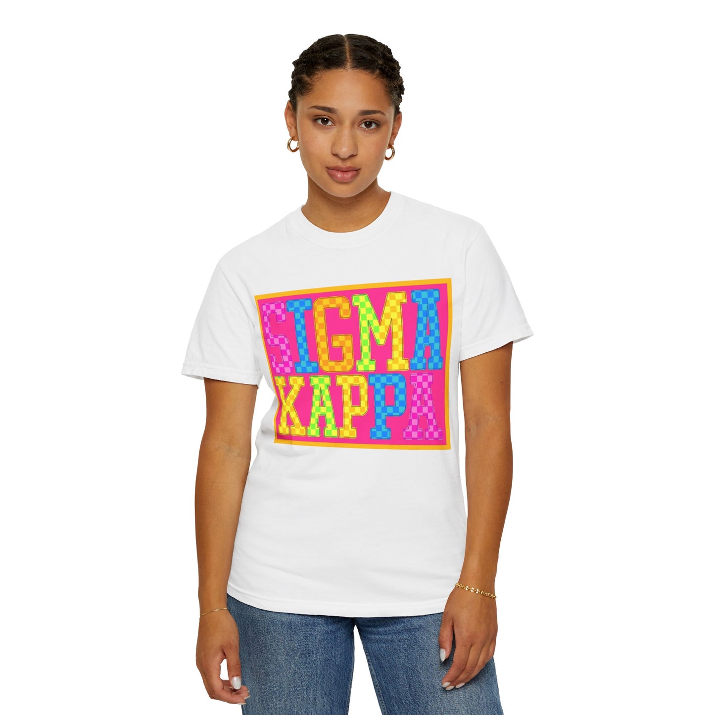 Colorful Sigma Kappa T-Shirt | Sorority Apparel