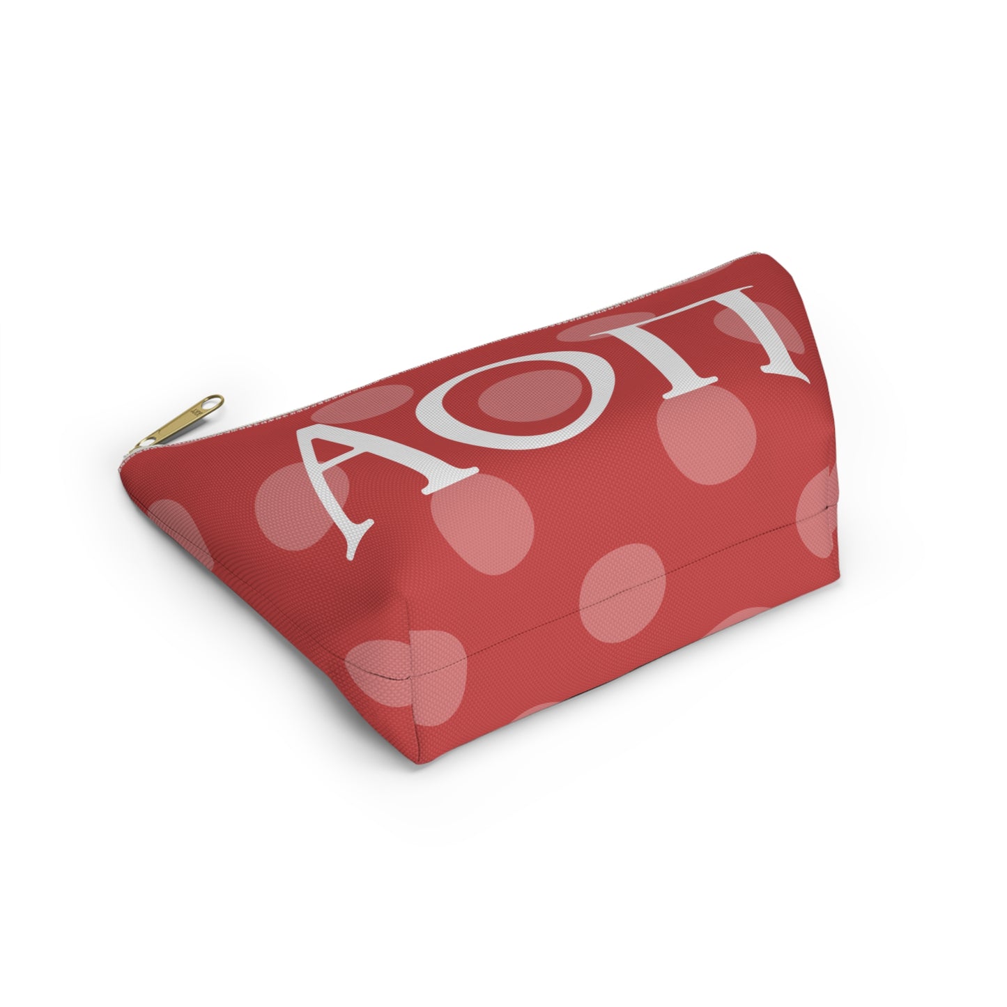 AOPI Chic Accessory Pouch, Personalized Makeup Bag, Fun Pencil Case, Stylish Travel Organizer, Unique Gift Idea, Sorority or College Essentials
