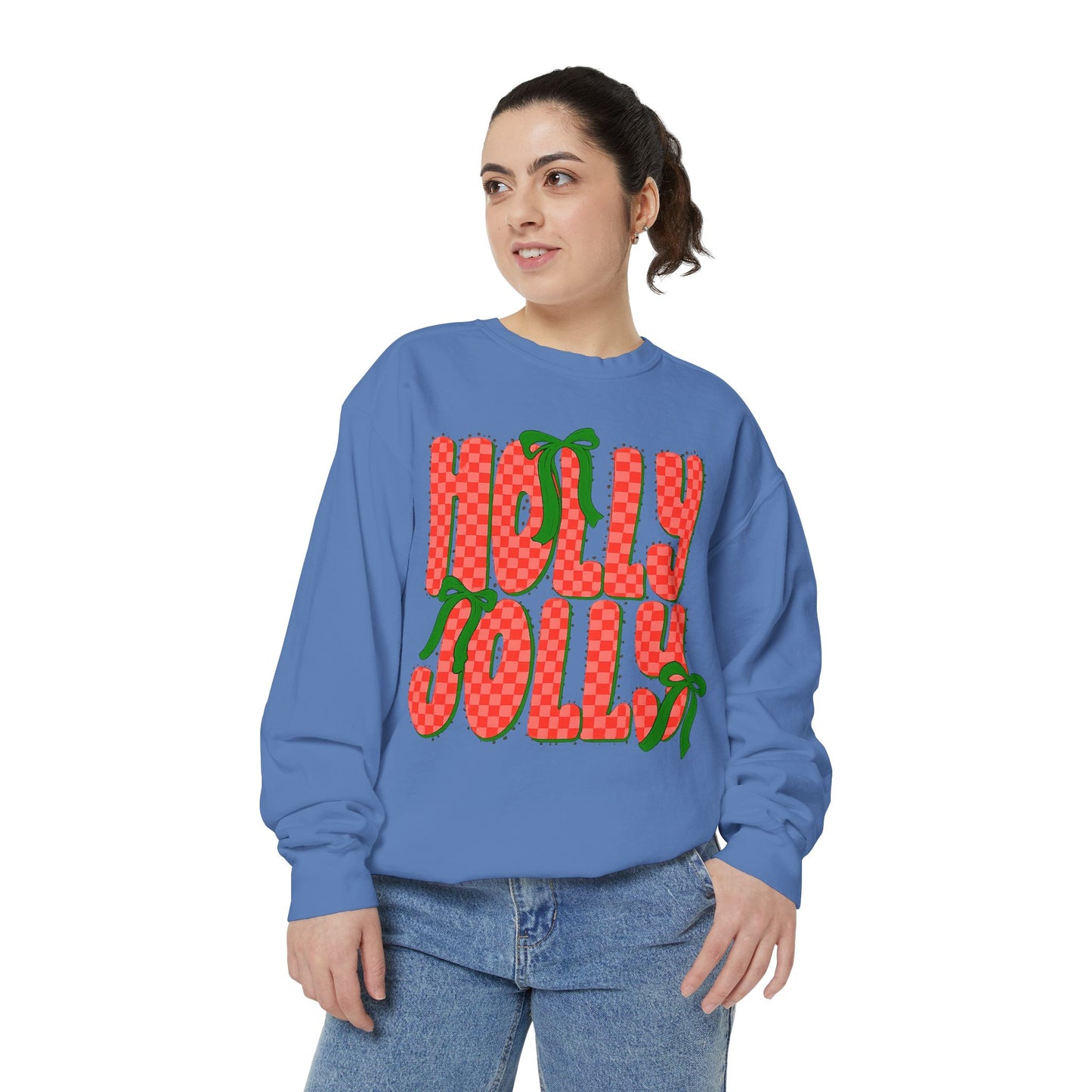 Holly Jolly Sweatshirt — Festive Christmas Holiday Pullover