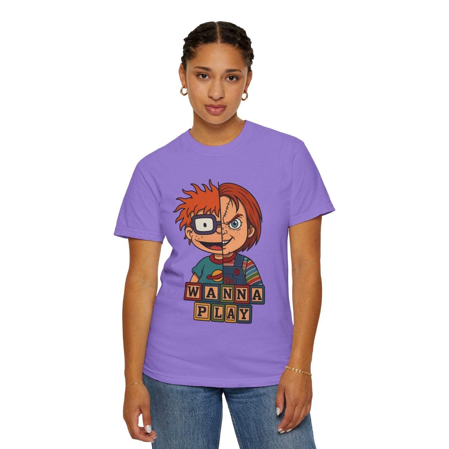 Two Faced Halloween Chucky-Inspired Unisex T-Shirt