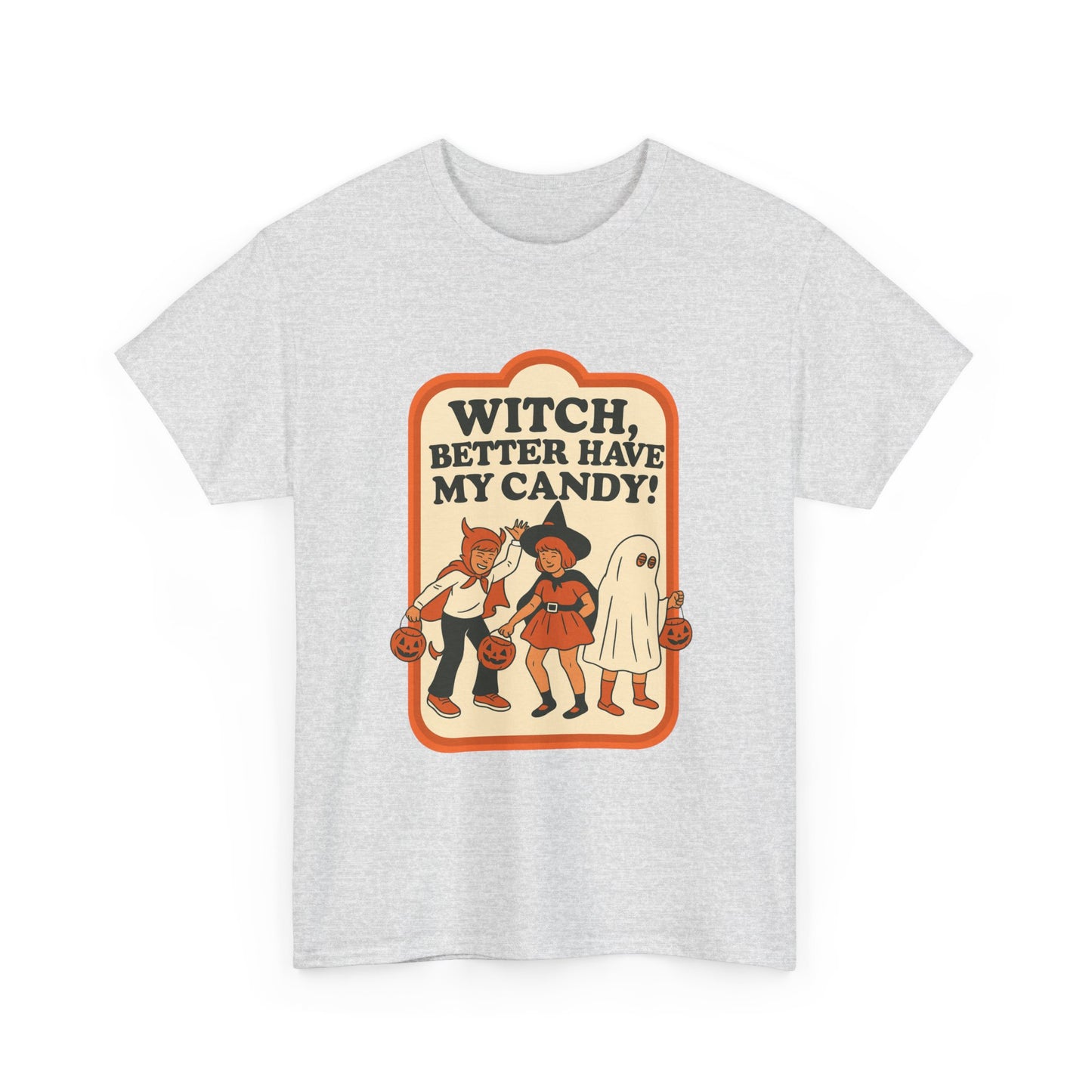 Halloween Witch Candy Tee - Unisex Cotton Shirt
