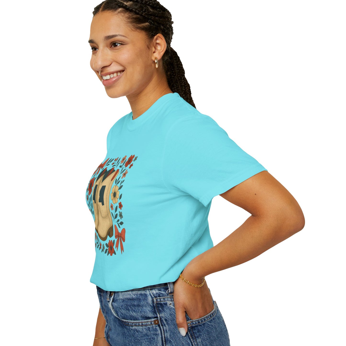 Mississippi Coquette Bow Unisex Tee - Ole Miss Fan Gift