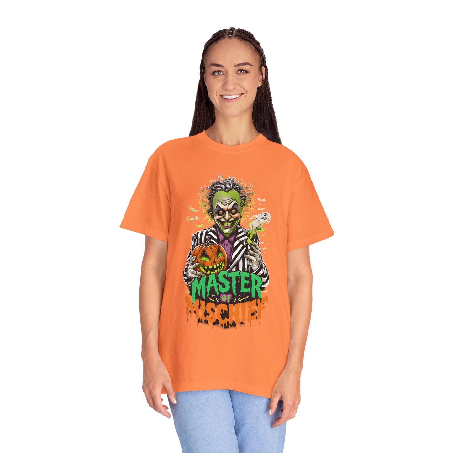 Master of Mischief Unisex T-Shirt, Halloween Party Shirt, Costume Tee, Spooky Gift, Fall Apparel, Graphic Tee