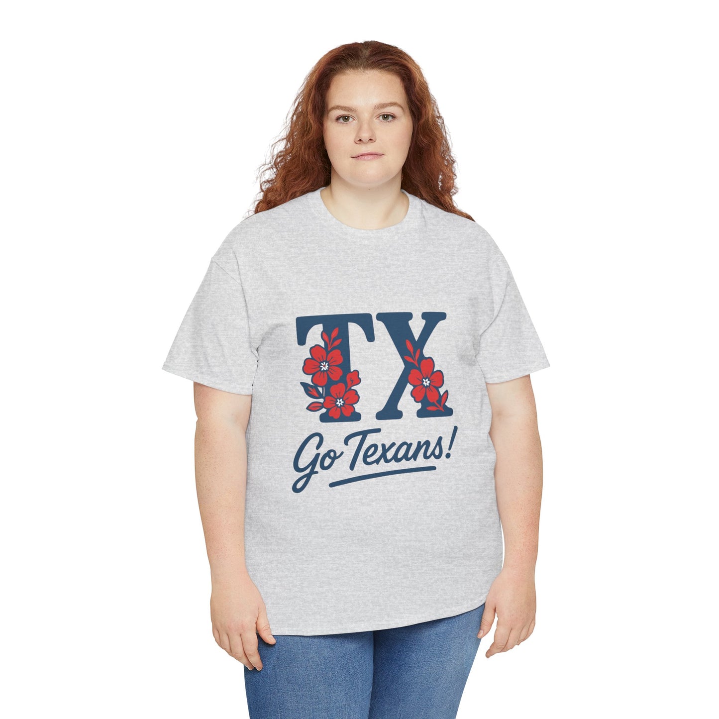 Texas Pride Unisex Cotton Tee | Go Texans! T-Shirt, Casual Wear, Game Day Shirt, Gift for Fans, Spring/Summer Style