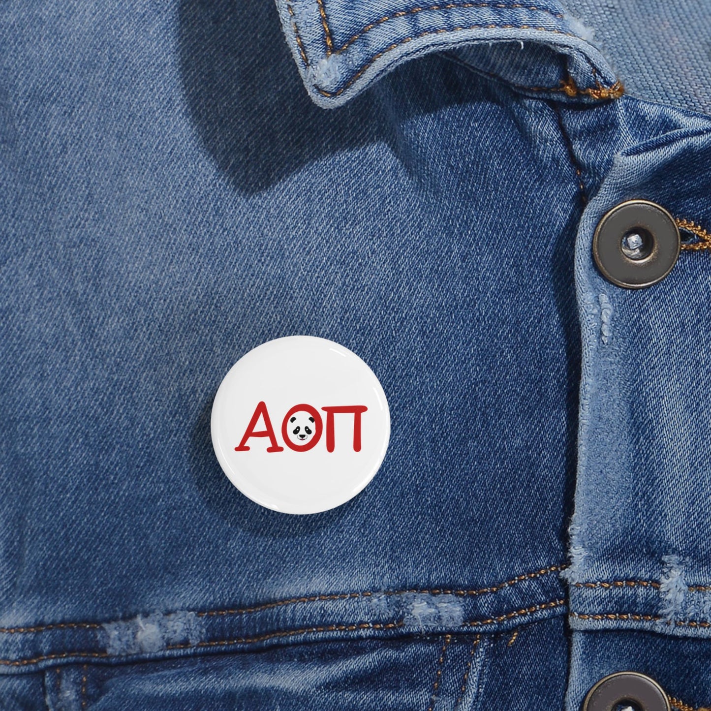 AOPi Custom Round Pins, AOPP Badge, Cute Enamel Pins, Denim Jacket Accessories, Sorority Pins, Personalized Gift Idea