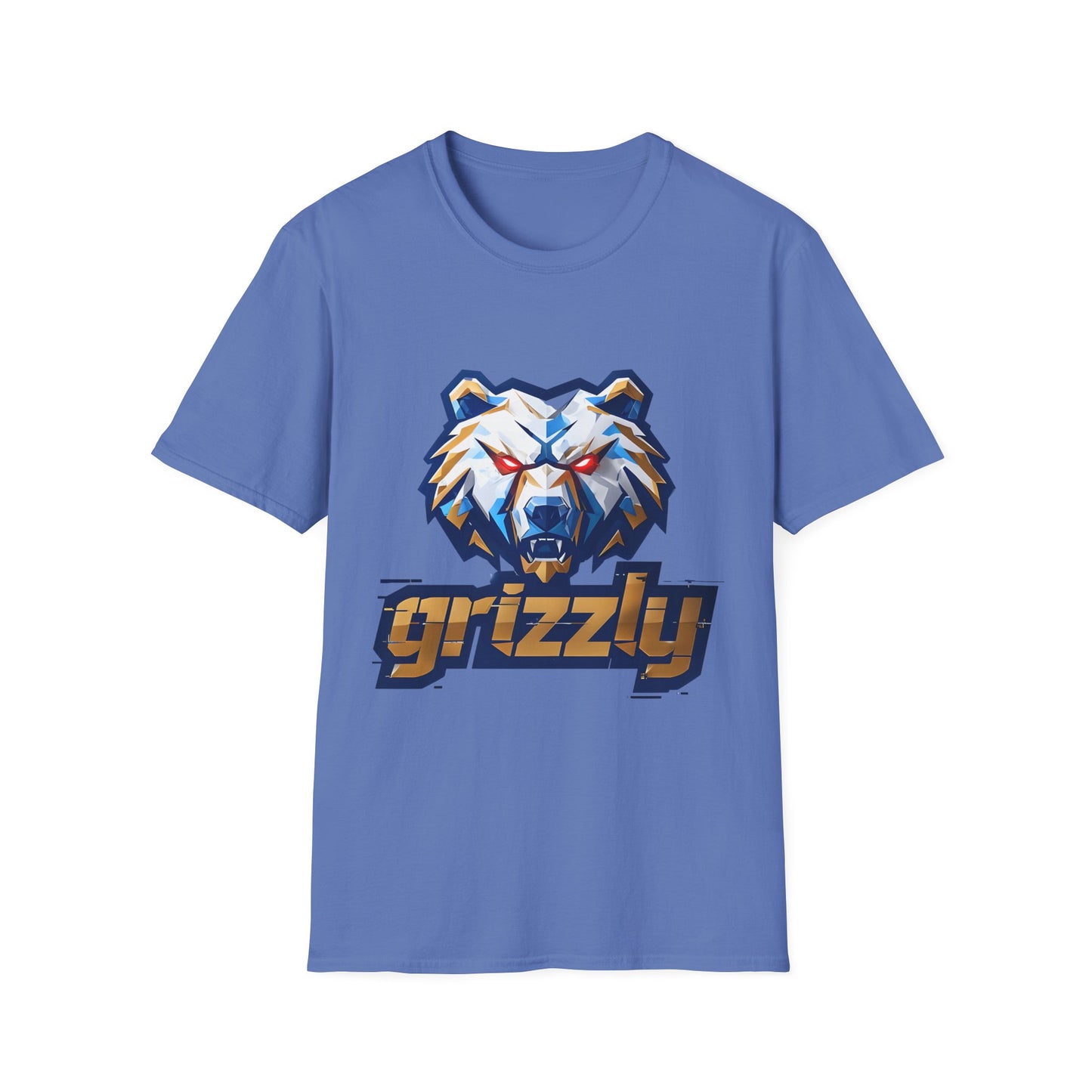 Grizzly Memphis Bear Graphic Tee, Unisex Softstyle T-Shirt, Memphis Basketball Fan, Memphis Grizz, 901, Go Grizz