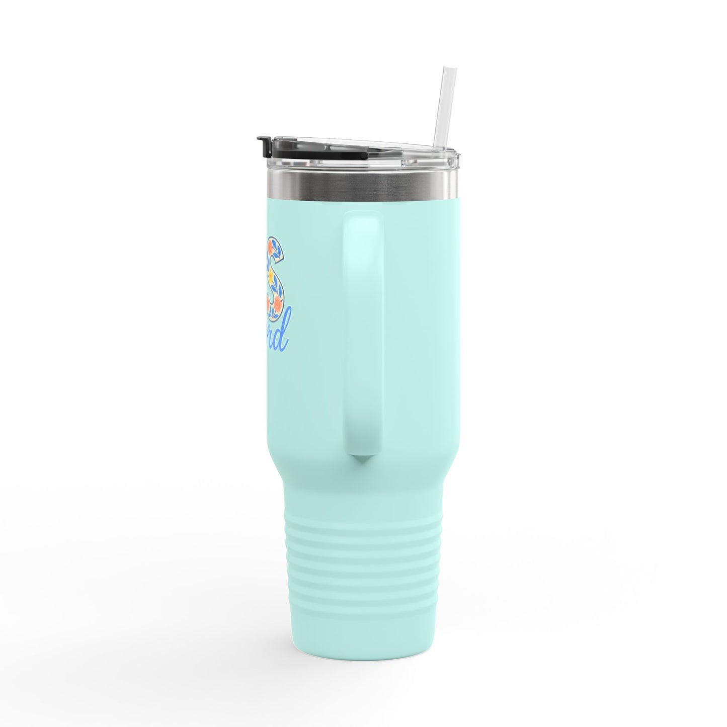 Floral Insulated Travel Mug-40 oz., Oxford, MS Design
