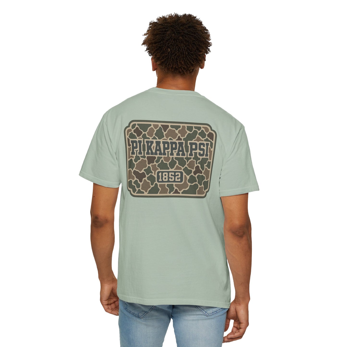 Unisex Garment-Dyed T-shirt with PiKappaPsi Design, Casual Tee, College Apparel, Greek Life Shirt, Unique Gift, Brotherhood T-shirt