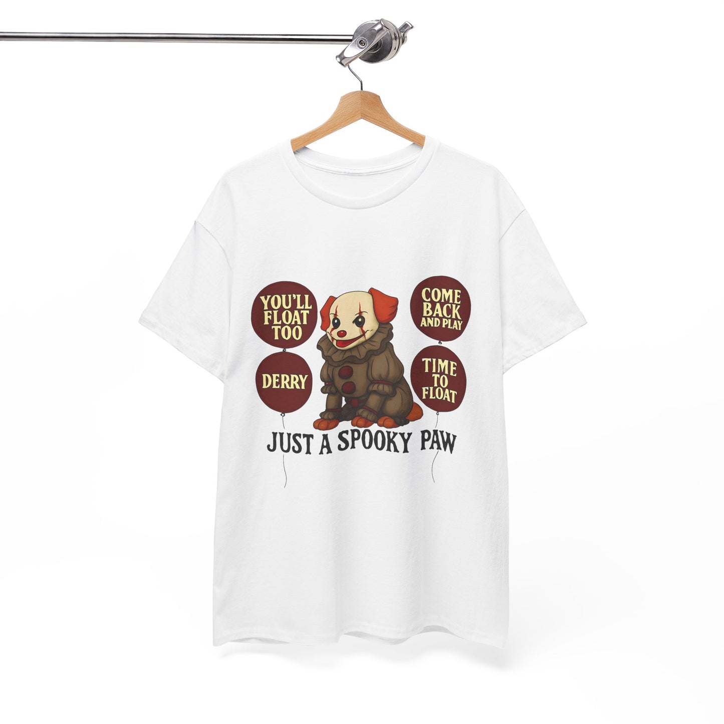 Spooky Dog Tee Clown Pup Pennywise