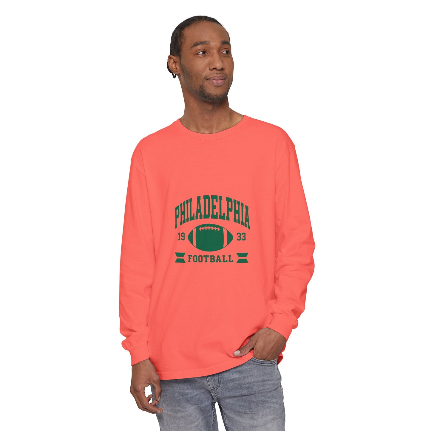 Vintage Philadelphia Football Long Sleeve T-Shirt
