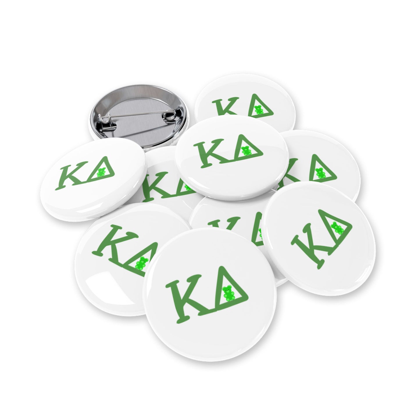 KD Customizable Round Pins for Jackets and Bags, Unique Accessories for Gift Giving, Fraternity and Sorority Event Favors, Badge Buttons, [...]