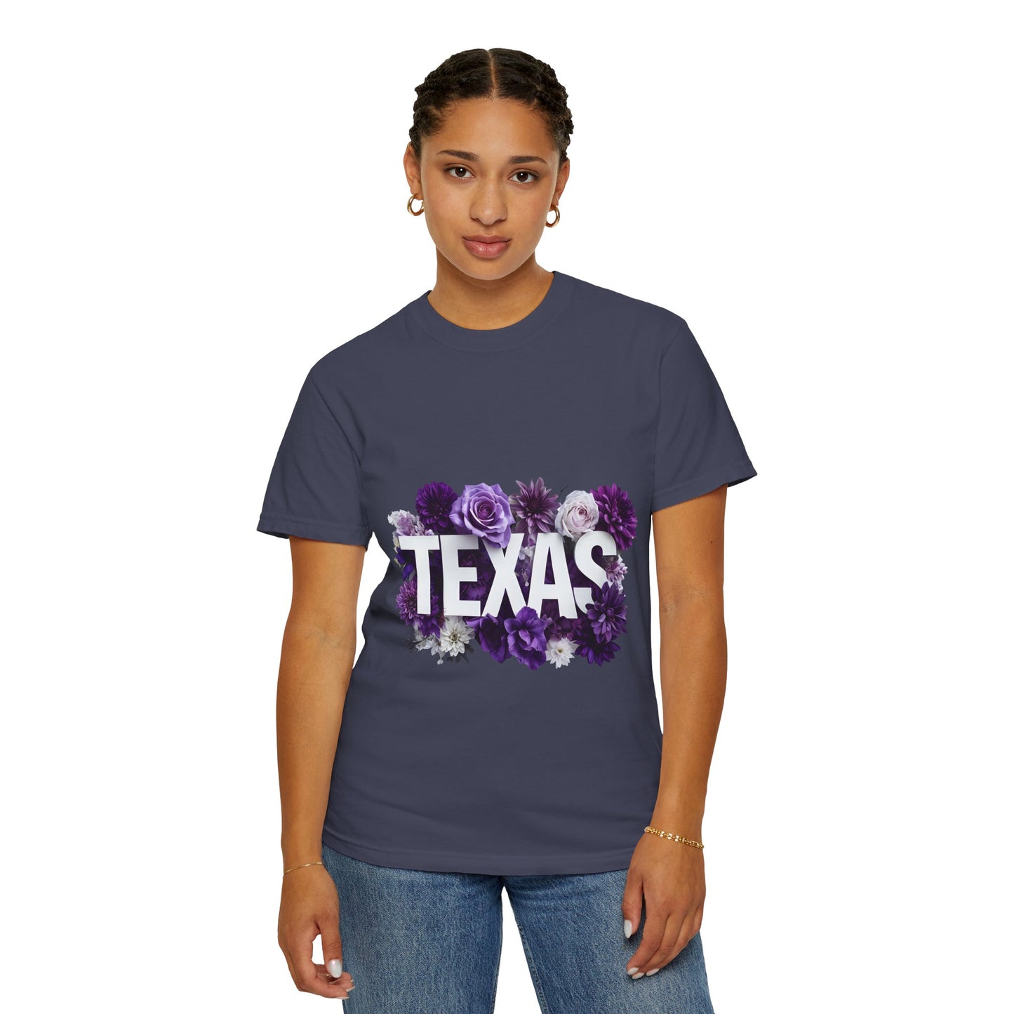 Texas Floral T-Shirt, Unisex Aesthetic Tee, Summer Outfit, Gift for Texan, Casual Style Shirt, Travel Souvenir Shirt