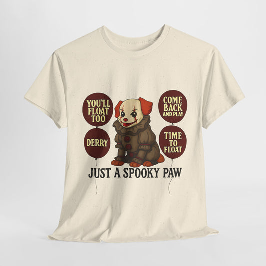 Spooky Dog Tee Clown Pup Pennywise