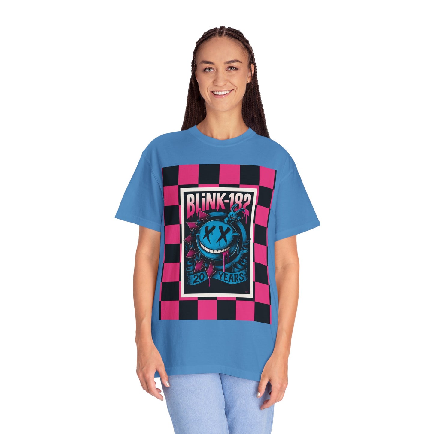 Blink-182 20 Years Unisex T-shirt, Music Tee, Vintage Graphic Shirt, Band Merch, Festival Wear, Concert Outfit