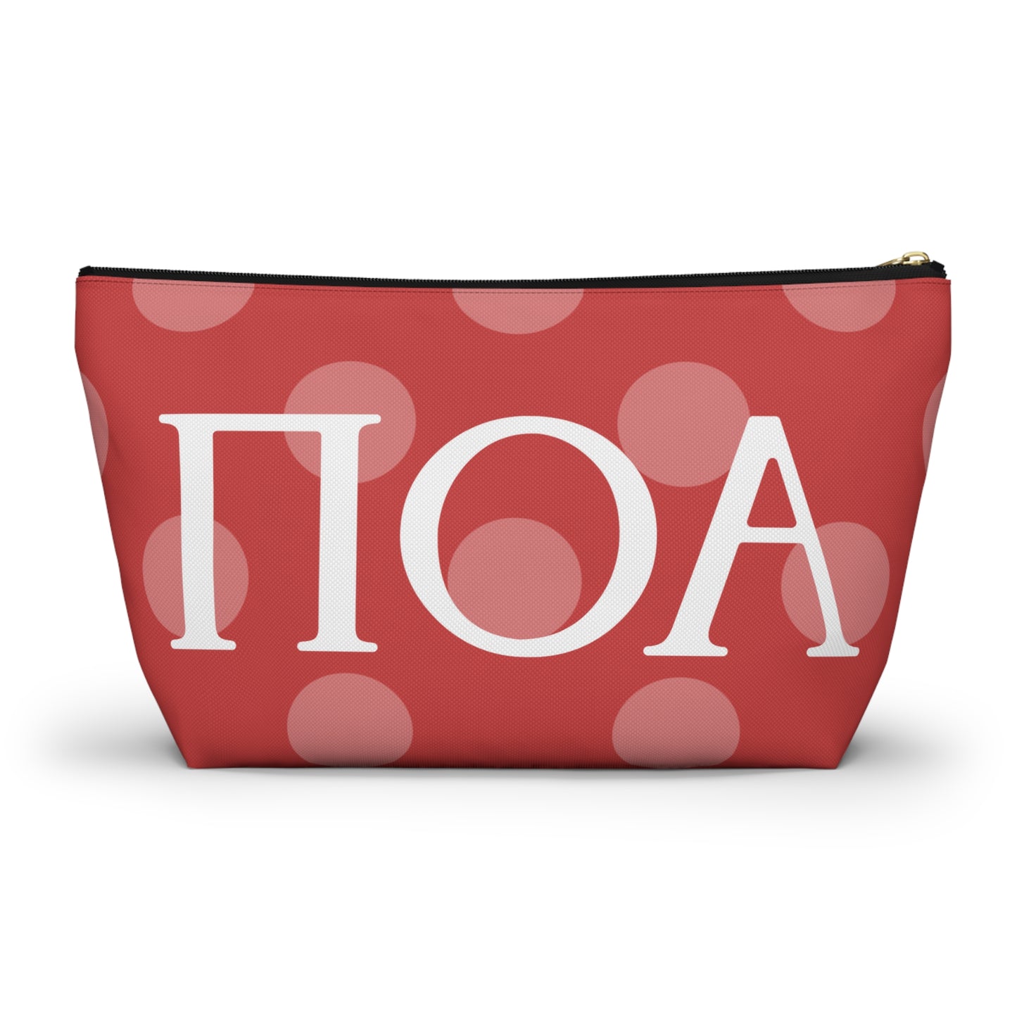 AOPI Chic Accessory Pouch, Personalized Makeup Bag, Fun Pencil Case, Stylish Travel Organizer, Unique Gift Idea, Sorority or College Essentials