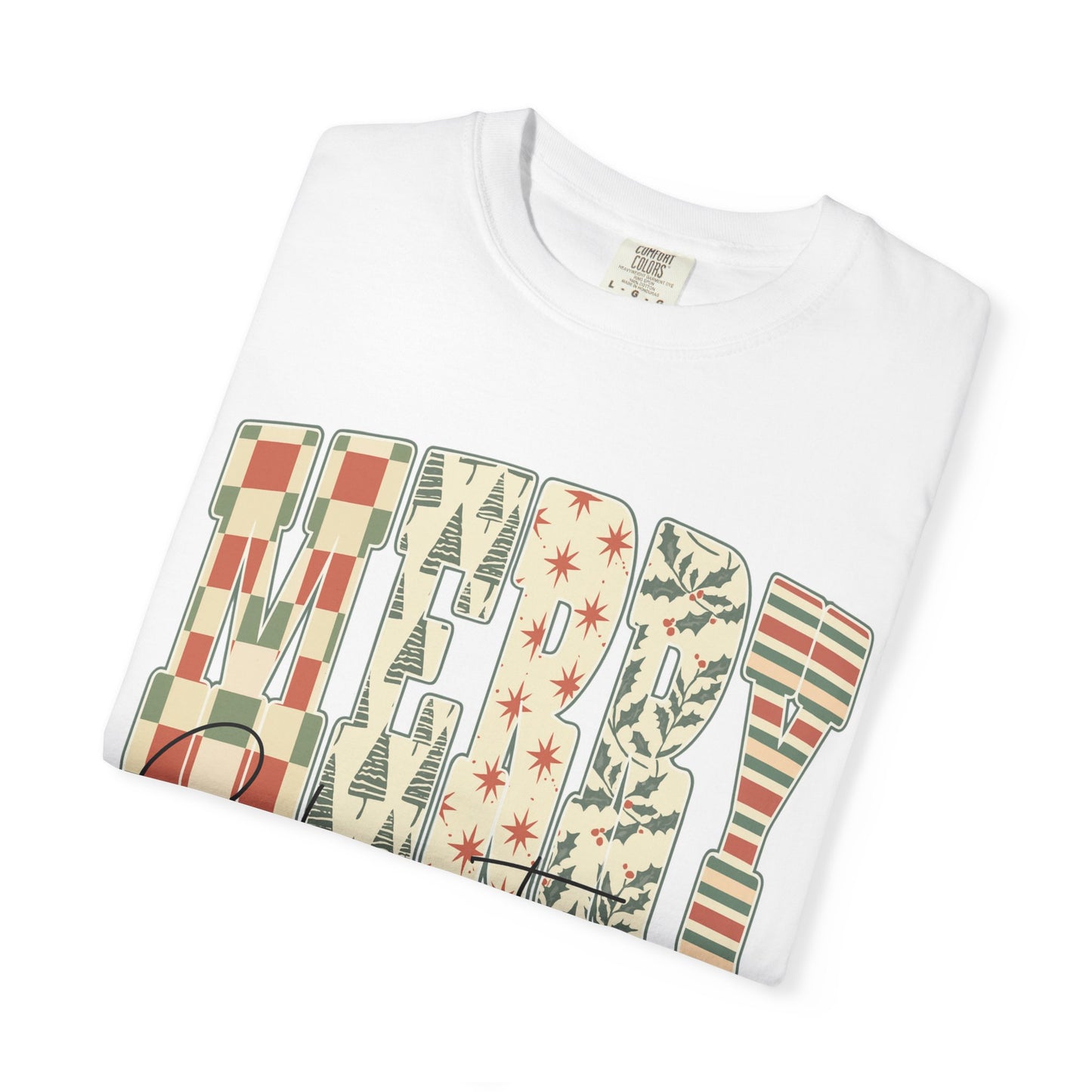 MERRY XMAS Unisex Garment-Dyed T-shirt