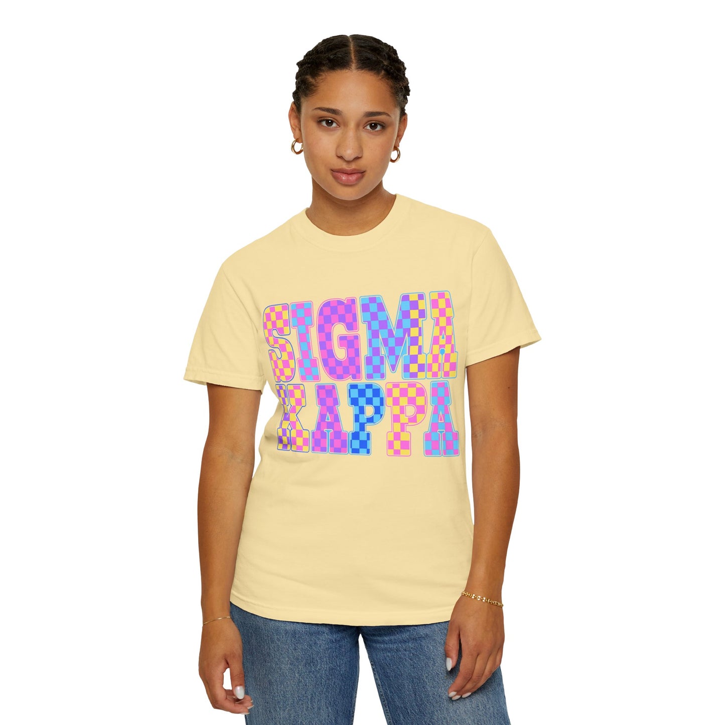 Colorful SigmaKappa T-Shirt - Unisex Garment-Dyed