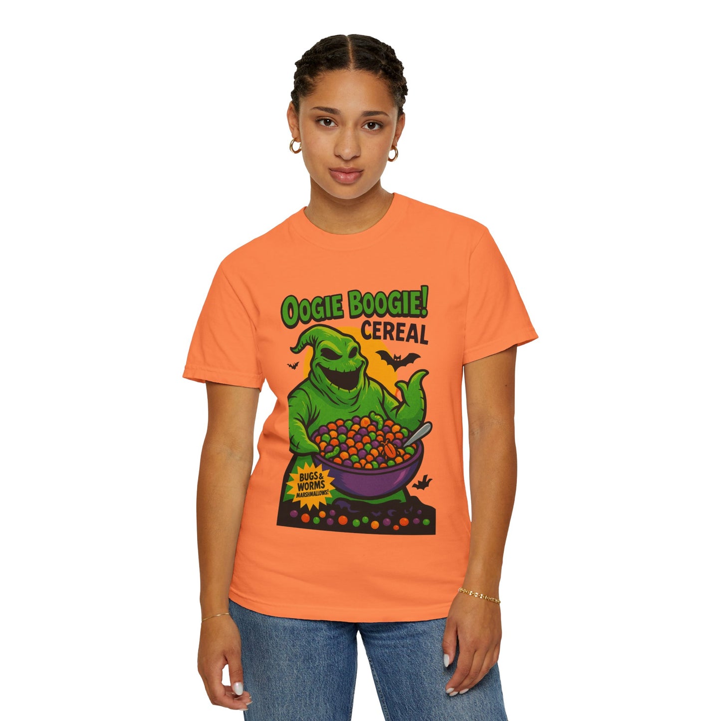 Oogie Boogie Cereal Unisex T-Shirt, Halloween Tee, Cartoon Apparel, Gifts for Fans, Unique Graphic Shirt, Spooky Style
