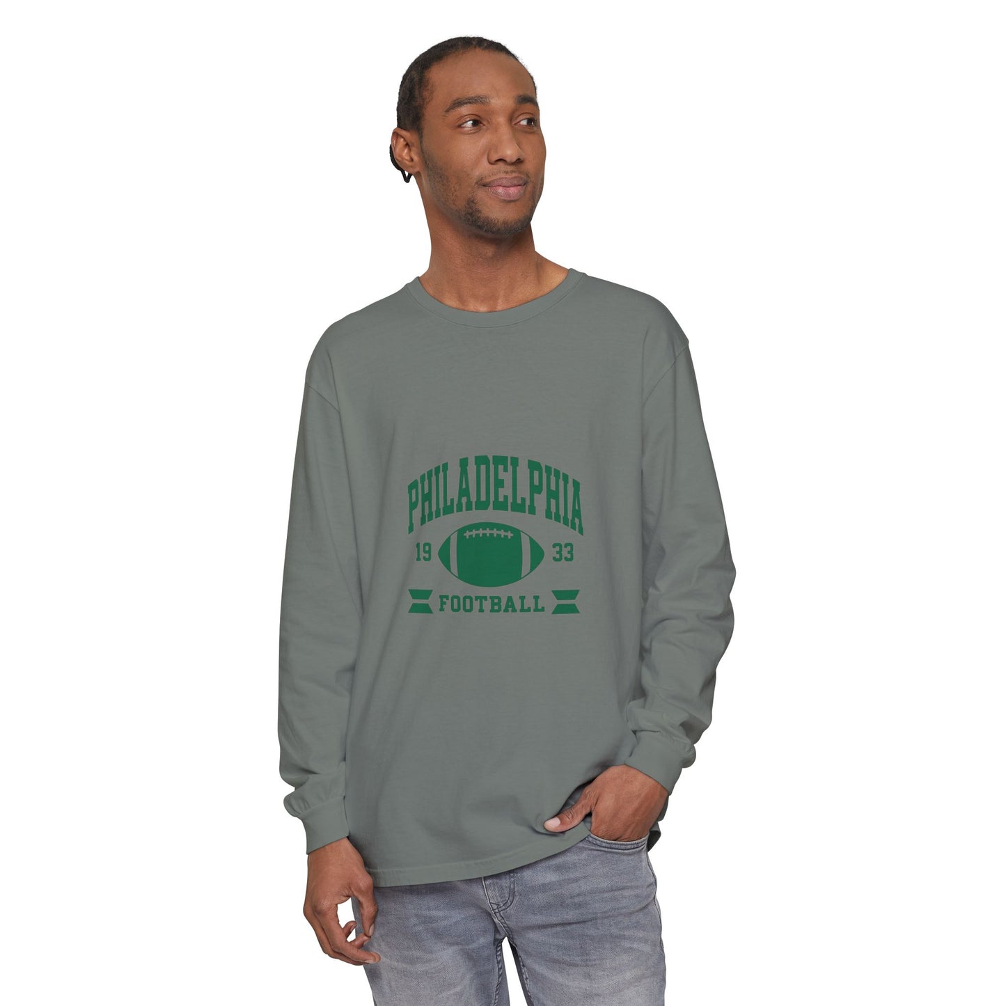 Vintage Philadelphia Football Long Sleeve T-Shirt