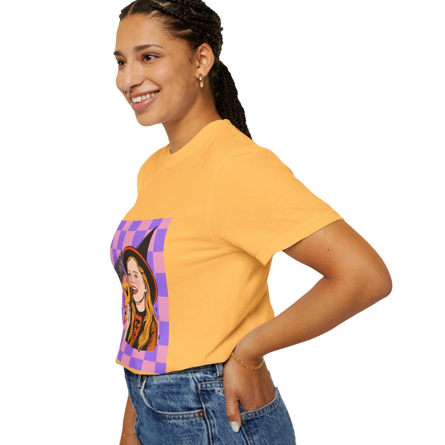Witchy Vibes T-shirt - Yabos Graphic Tee, Cute Halloween Shirt, Unisex Funny Costume Top, October Celebration Attire, Gift for Witch Lovers