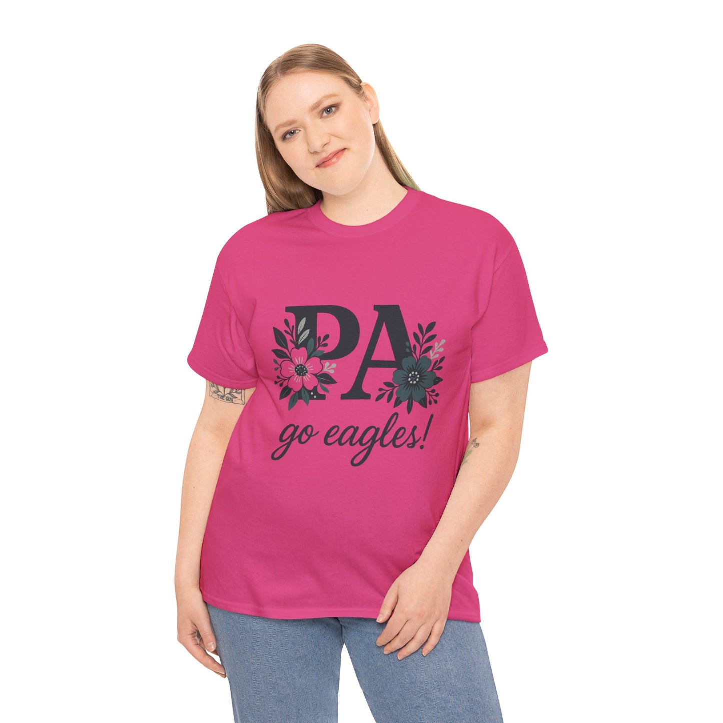 Floral PA Eagles Tee