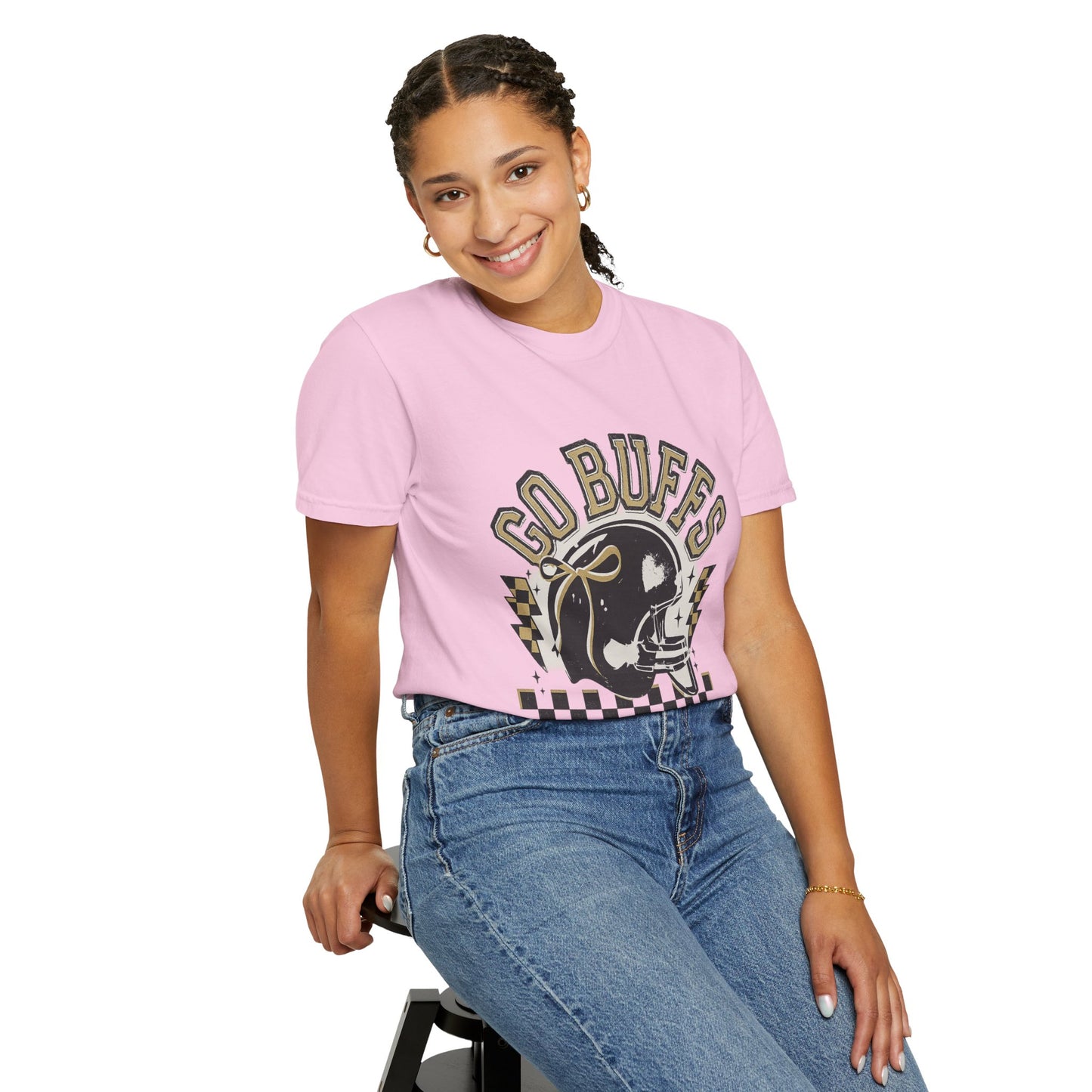 Vintage Sports Fan T-Shirt - Go Buffs Graphic Tee
