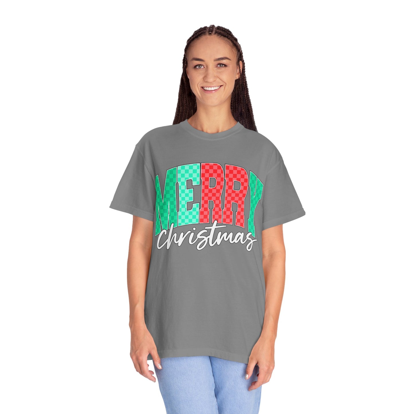 Merry Christmas Unisex Garment-Dyed T-Shirt