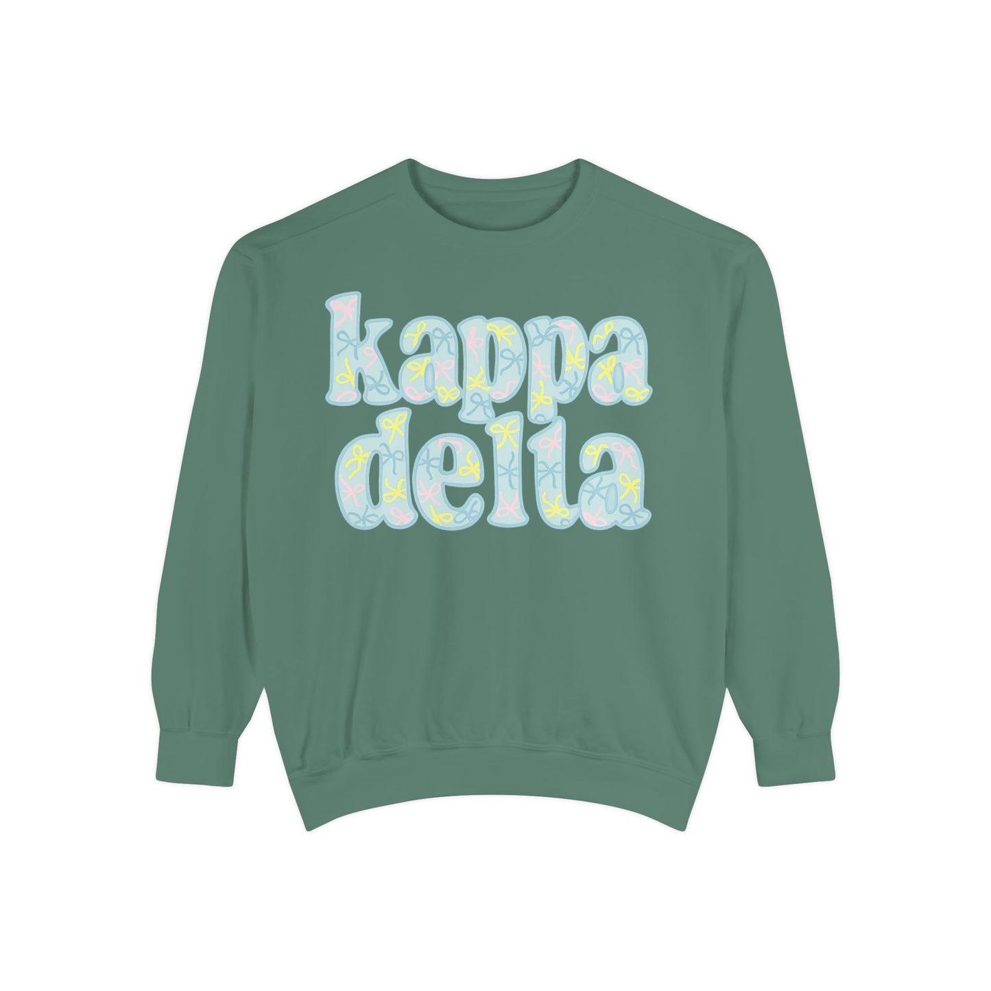Sorority Sisters Cozy Sweatshirt - KaDelta Unisex Garment-Dyed
