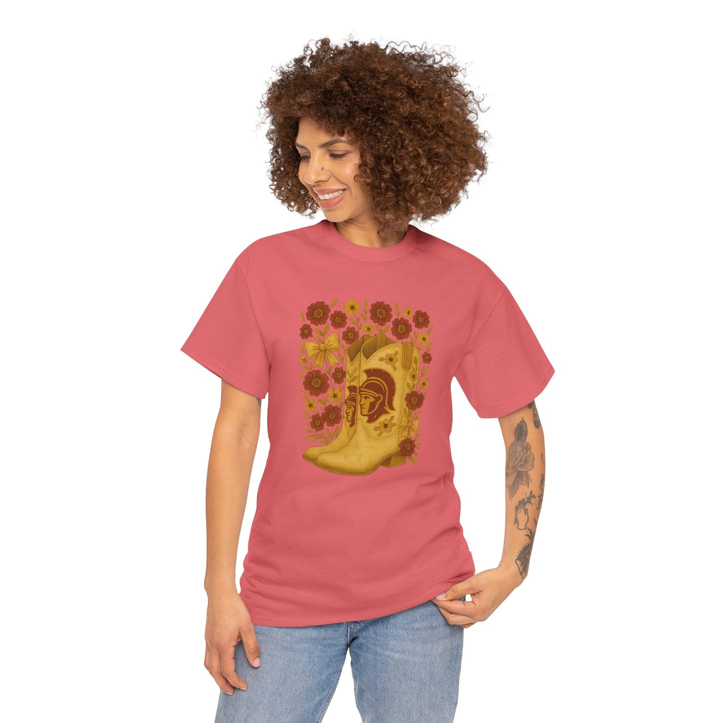 Trojans Cowboy Boot Tee