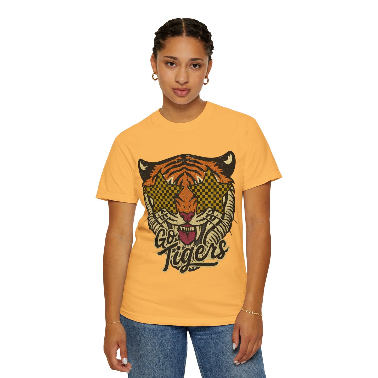 Bold Tiger Graphic Unisex T-Shirt - Go Tigers Design for Missouri Lovers