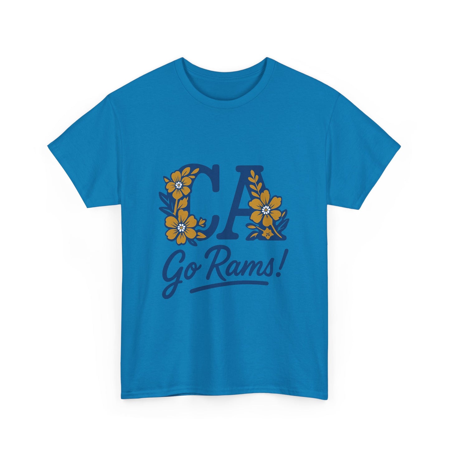 CA Rams Floral Tee