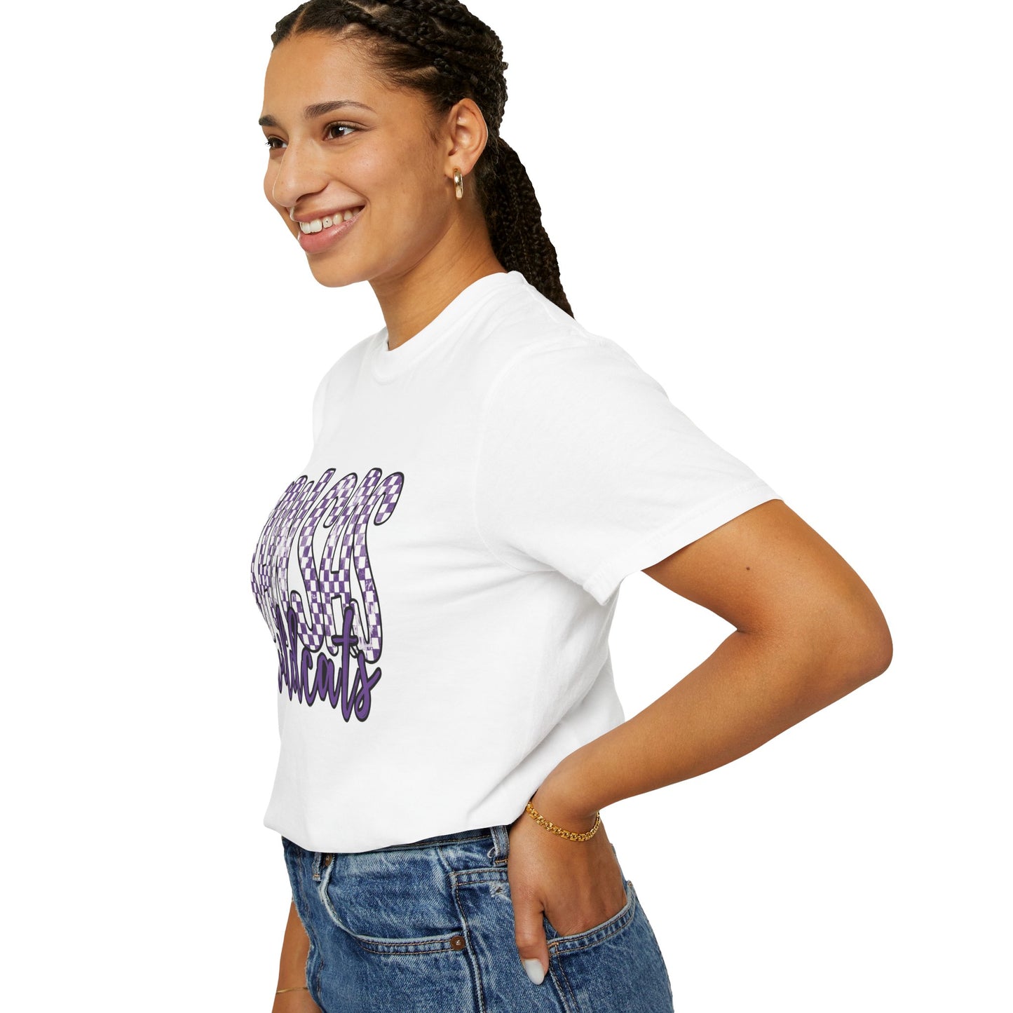 Kansas Wildcats Garment-Dyed T-Shirt | Unisex College Apparel