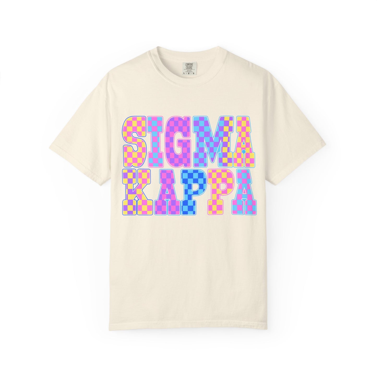 Colorful SigmaKappa T-Shirt - Unisex Garment-Dyed