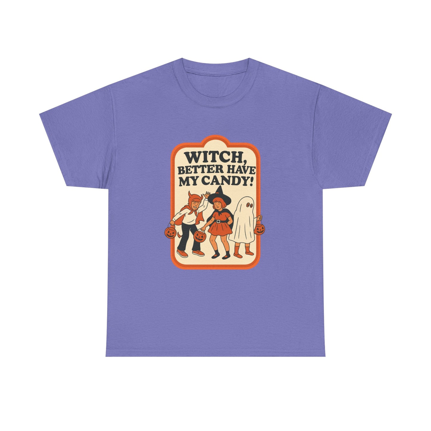 Halloween Witch Candy Tee - Unisex Cotton Shirt