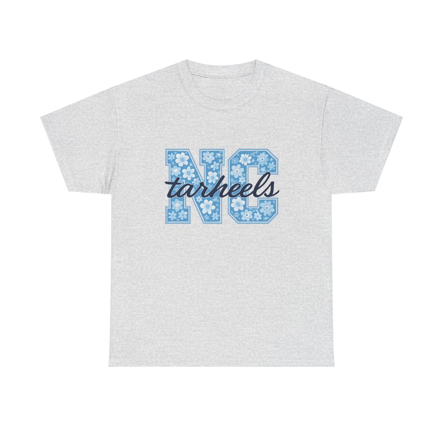 North Carolina Tarheels Unisex Heavy Cotton Tee, College Spirit Wear, Men's and Women's Casual T-Shirt, School Pride Apparel, Gift for Fans