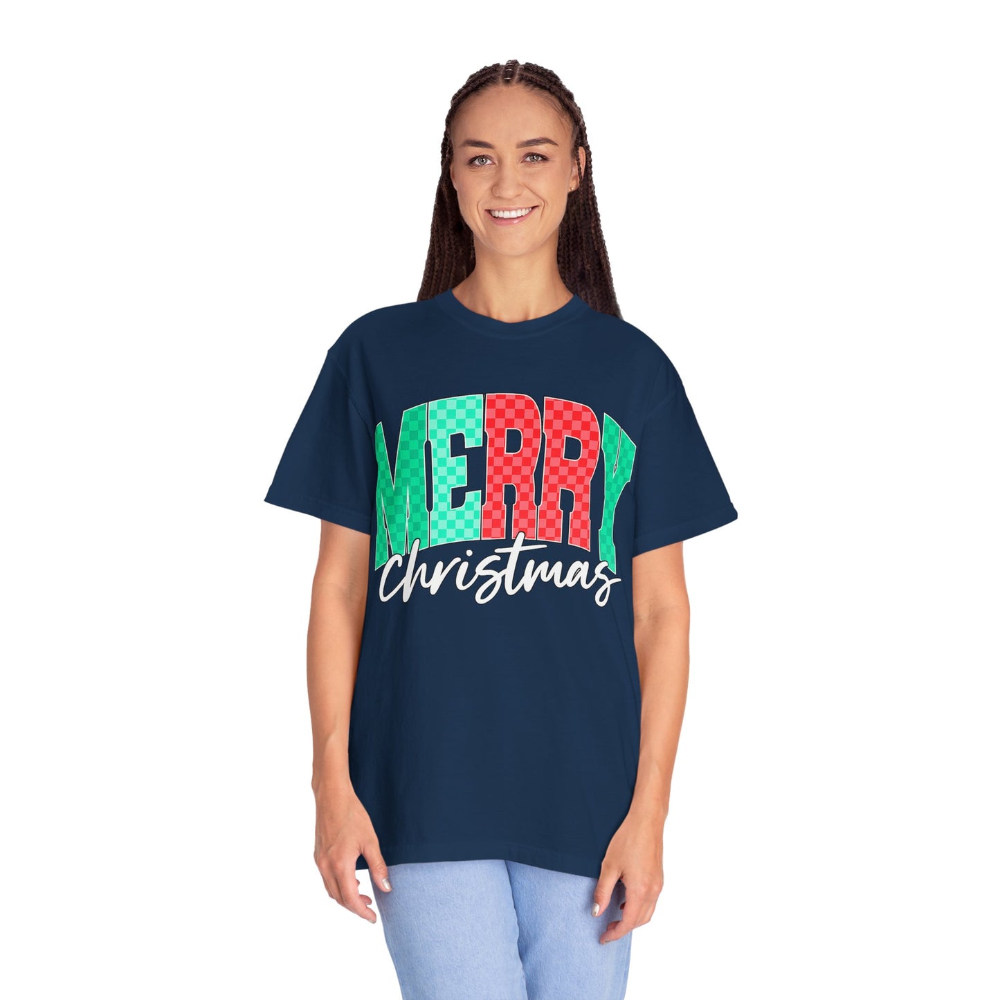 Merry Christmas Unisex Garment-Dyed T-Shirt